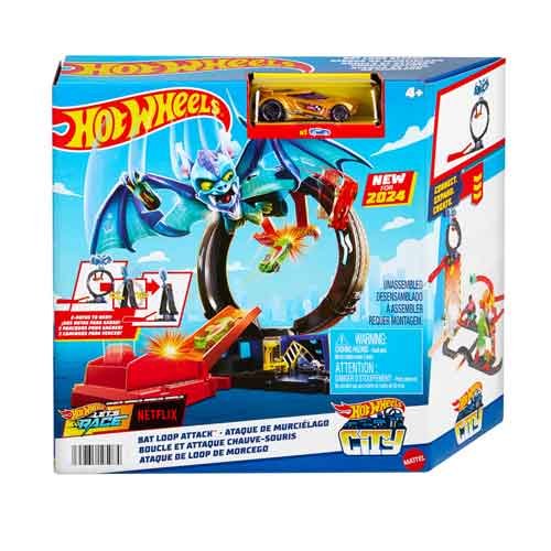 Hot Wheels City Nemesis Bat vs. Tire Shop​